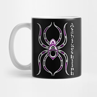 Asabikeshiinh (spider) Asexual Pride Mug